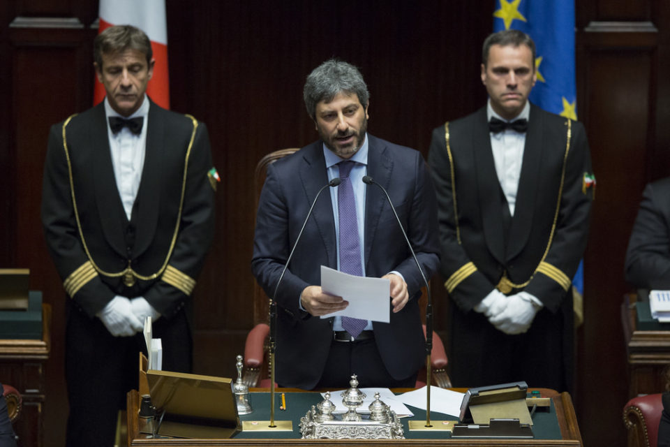 Presidente delle Camera Roberto Fico