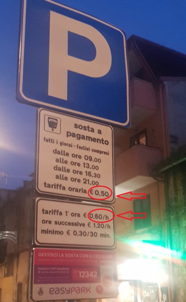 acerra segnaletica sbagliata