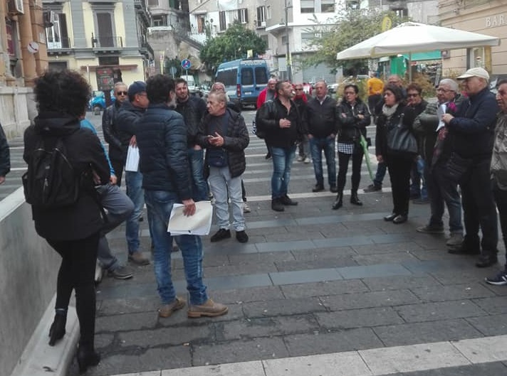 proteste lavoratori ex cub